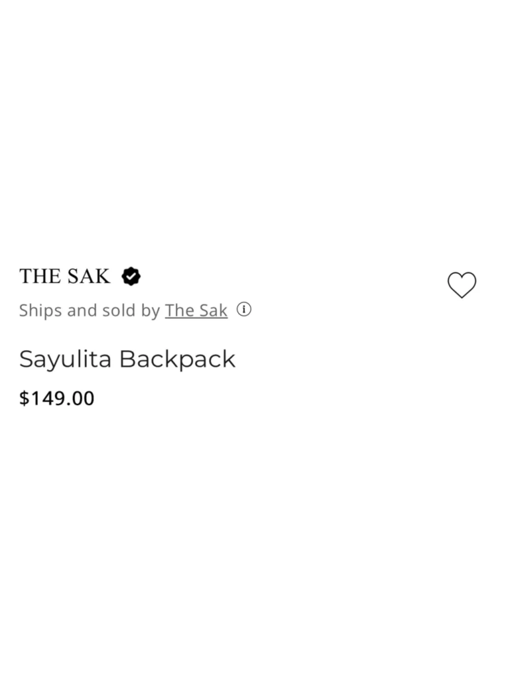 The Sak Sayulita Crochet Backpack Brown NWT! Boho